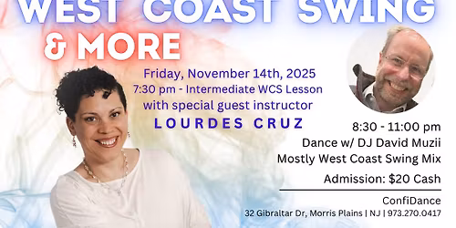 West Coast Swing & More Dance Party @ ConfiDance