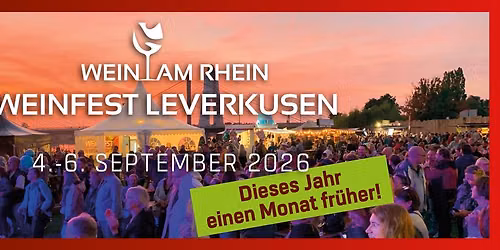 Wein am Rhein – Weinfest 2026 — Neuland-Park