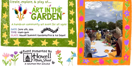 Downtown Howell - Art in the Garden 