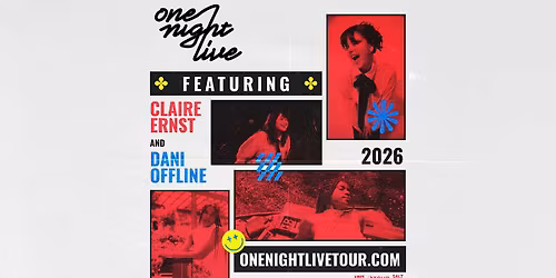 One Night Live infuses R&B, pop, and jazz featuring Claire Ernst and Dani Offline at Brillobox