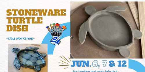 Stoneware Turtle Dish - Clay Workshop