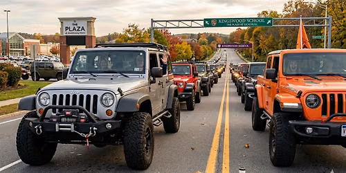 Convoy to Kingswood School Jeep Show
