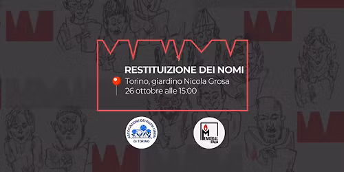 Restituizione dei nomi 2025. Torino