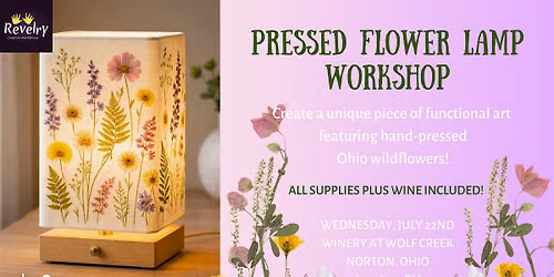 Pressed Flower Lamp Workshop
