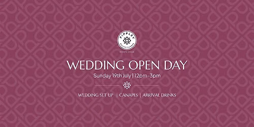 Summer Wedding Open Day