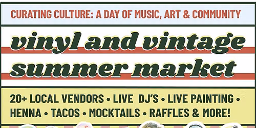 Vinyl and Vintage Summer Market