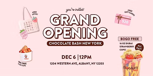 Chocolate Bash New York \u2014  Grand Opening