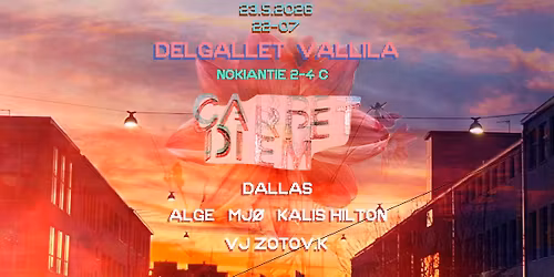 Carpet Diem: Delgallet Vallila 23.5.2026