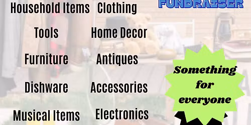 Garage Sale Fundraiser