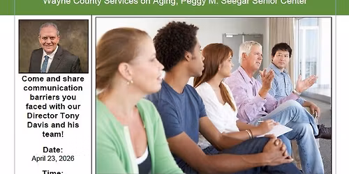 Community Conversation at Wayne County Services on Aging