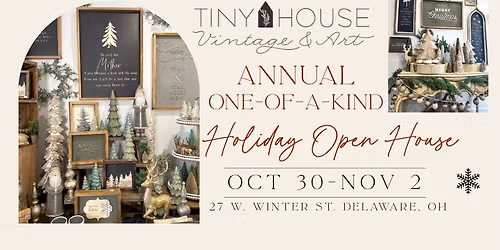 One-Of-A-Kind Holiday Open House at Tiny House Vintage and Art
