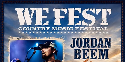 Jordan Beem Live at WE FEST!