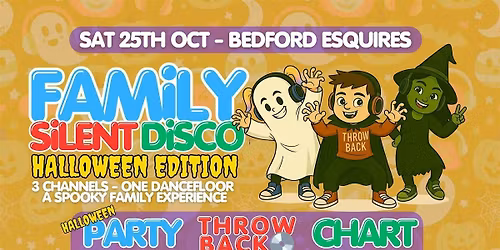 FAMILY SILENT DISCO Halloween Edition Bedford