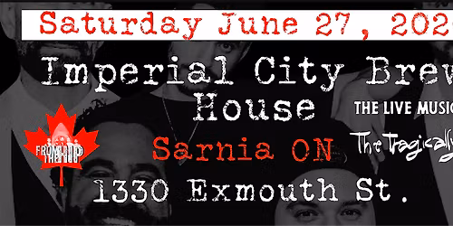 From The Hip - Live Tragically Hip - Sarnia