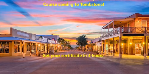 Multi-state recognized Concealed Carry Permit Coming to tombstone!