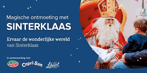 Intrede Sint met goochelshow in Shopping Ring Kortrijk