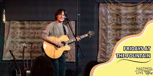 Jacob McLeod at Fridays at the Fountain