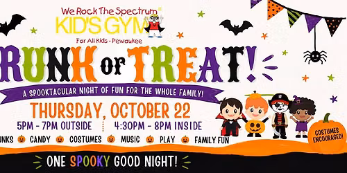 \ud83c\udf83 Trunk or Treat at We Rock the Spectrum Pewaukee! \ud83d\udc7b