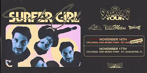 SURFER GIRL "THE SKYDIVING TOUR"  - ST AUGUSTINE (NIGHT 2)