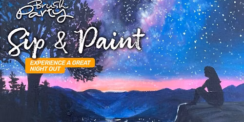 Join Brush Party to paint 'Star Gazing' in MIlton Keynes