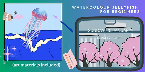 Watercolour Jellyfish for Beginners