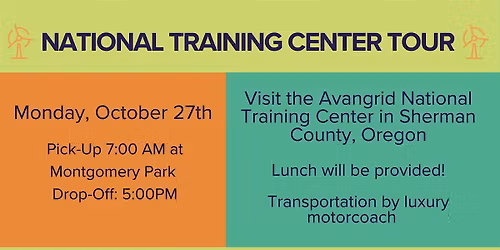 WRISE PDX and Avangrid: National Training Center Tour
