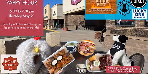 Yappy Hour with Kitty Revolution featuring Bixbi, Old Southern BBQ Smokehouse Food Truck, Lucky One