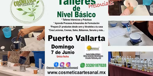 Talleres de Nivel B\u00e1sico de Cosm\u00e9tica Artesanal, Puerto Vallarta