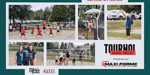 Tournoi de beach volley du Festival de la Rentr\u00e9e