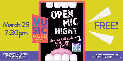 MST March Open Mic Night