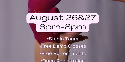 \u2728The Dance Loft 2026\/2027 Season 3 Open House!\u2728