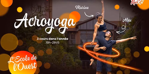 Cours d'Acroyoga avec Marine et Alex tout niveaux [Paris 14]