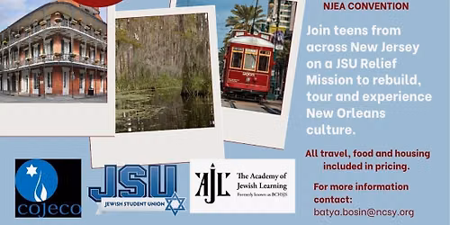 JSU Relief Mission Trip to New Orleans for COJECO New Jersey Teens