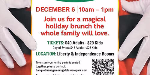 Brunch with Santa at Delaware Park Casino