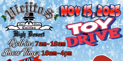 Viejitos car club Toy Drive 