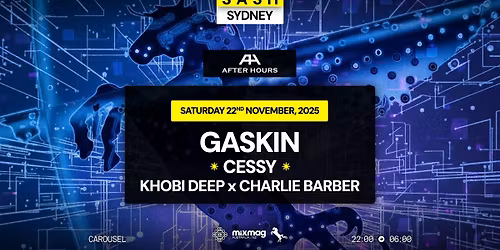 \u2605 S.A.S.H Sydney \u2605 Gaskin \u2605 Saturday 22nd November \u2605