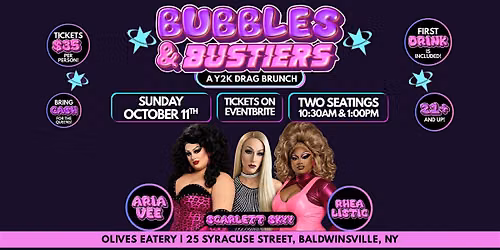 Bubbles & Bustiers | A Drag Brunch