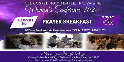FGHT VA & NC - PRAYER BREAKFAST 2026