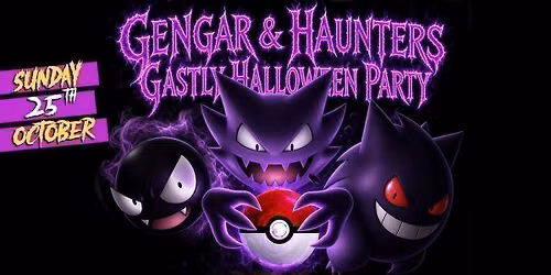GENGAR &amp; HAUNTER'S GASTLY FAMILY HALLOWEEN PARTY!