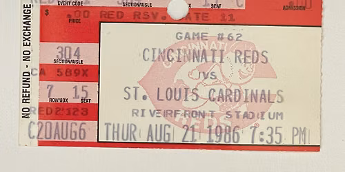 Cincinnati Reds at St. Louis Cardinals at Busch Stadium
