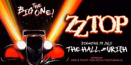 ZZ Top \u2022 14.07.2026 \u2022 The Hall Zurich