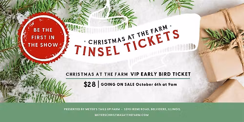 TINSEL TICKET for Christmas at the Farm 2025