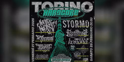 TORINO HARDCORE FEST VOL. 2 | LIVE @ EL BARRIO 27-28\/02 | ABBONAMENTO