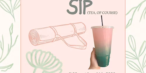 Pilates & Sip \u2014 tea, of course