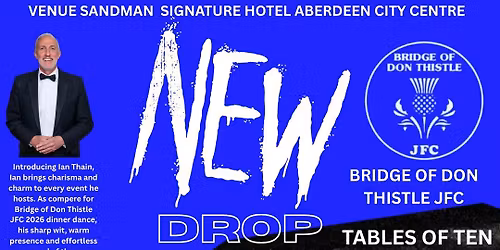 Bridge of don thistle jfc Dinner Dance 