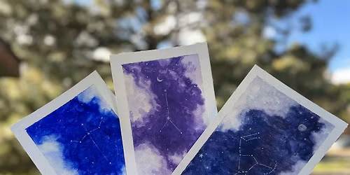 Learn to Paint: Watercolor Starry Sky Constellations