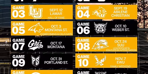 Utah Utes Vs. Idaho Vandals