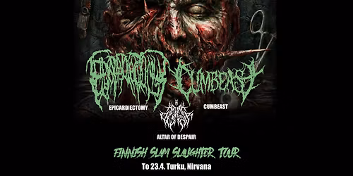 Epicardiectomy (CZE) & Cumbeast + Altar Of Despair \/ Turku, Nirvana