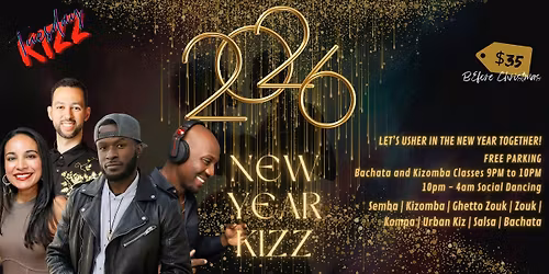 New Year Kizz 2026- The New Year's Eve Kizomba event
