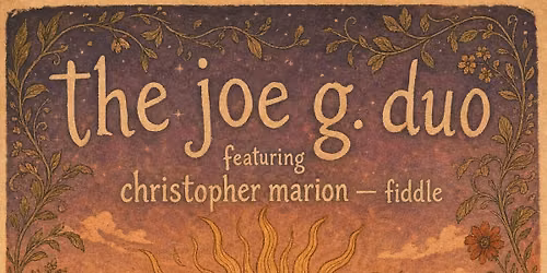 joe g. duo at Intermission Bar